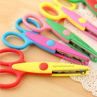 1Set/6pcs Handmade DIY Photo Album Laciness Scissors,6 Styles Decorative Wave Lace Edge Craft Scissors for Paper Cutter FZ2054