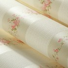 #6151-Rose flower romantic floral Non Woven flocking wallpaper,for bedroom living room girls room home decoration ,wholesale
