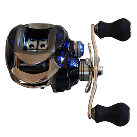 Point Blue Casting Fishing Reel 10+1 Low Profile Baitcaster Left Hand Version