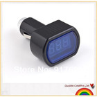 10pcs LED Display Cigarette Lighter Electric Voltage Meter For Auto Car Battery Free shipping