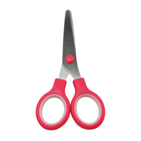 Freeshipping Stainless Blunt Tip Scissors Color Pink Handle for Students 5.1" X 2.5" Pack of 3