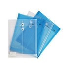 Free shipping 14c PP bags A4 rope woolding file bag transparent file bag kit briefcase*20pcs