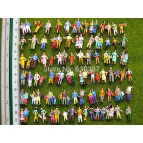 P100W Model Trains 1:100 Painted Figures model accessories DIY