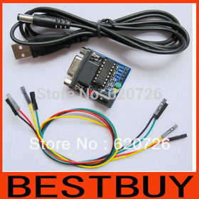 3232 232 RS232 To TTL Serial communication converter Module 5V/3.3V+Jump Cables+USB cable/ order>=10pcs ,price 3.5USD/pcs