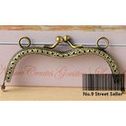 Track Ship+10pcs/lot DIY Purse 11cm Bronze/Silver Press M shape Metal Purse Frame Handle for Bag Sewing Craft Tailor Wholesale