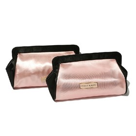 New 2014. High Quality Brand Pink Magnet Clasp Silk Cosmetic Bag. Women Handbag Accessories,Makeup Case, Free Shipping