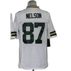 Free Shipping Cheap American Football Limited Jersey #87 Jordy Nelson White Jerseys Men's Size S-XXL All Stitched
