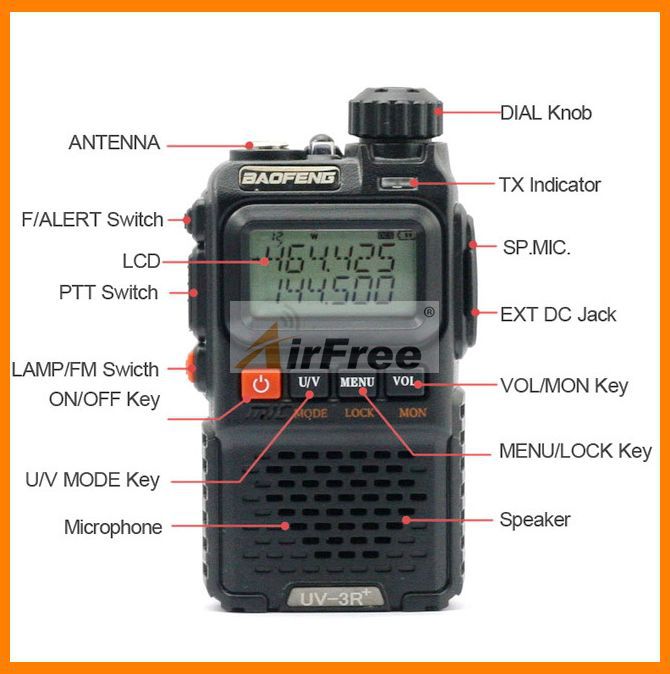 Baofeng Walkie Talkie UV 3R Plus Dual Band Radio – Wholesale FREE ...
