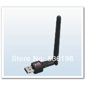 20pcs 150Mbps 150M Wireless WIFI USB Adapter with External Antenna LAN Network Card for Computer Notebook Laptop
