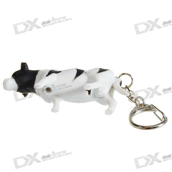 Cute Milk cow Light LED Flashlight Sound Effects 3 Wholesale Cute