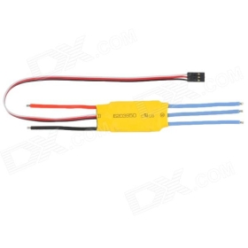 XXD HW30A ESC Brushless Electric Speed Controller for R/C Car + R/C Plane - Yellow + Red + Black SKU:182938