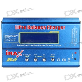 iMAX B6 2,5" LCD RC Lipo akkumulátor Balance töltő (100 ~ 240V / US Plug) SKU: 35190
