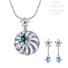 VANCL Italina Star Fantasy Jewelry Set Blue SKU:187864