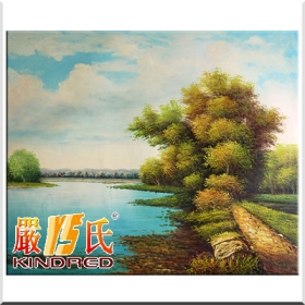 20 inch？Pure？Hand-painted Landscape Oil Painting: Cerulean World yspt1002046