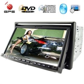 doprava zdarma 2 -DIN 7 Touch Screen Car Multimedia System + GPS Navigator - DVD - CS- 700