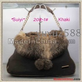 cony wool handbag bags handbags shoulder handbag purse totes bag clucth bag +free gift silk scarf