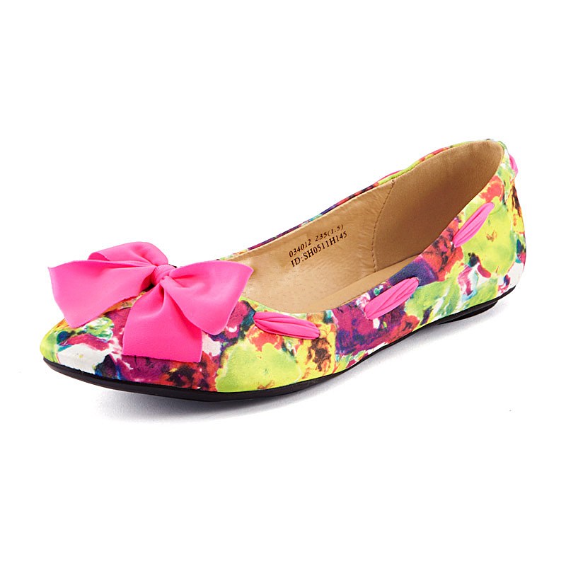 colorful flat shoes