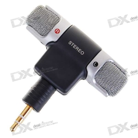 (Only Wholesale) Mini Stereo Microphone for /iPhone (3.5mm Jack) SKU:30186