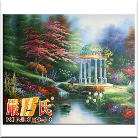 20 inch？Pure？Hand-painted Landscape Oil Painting: Garden Arbour yspt1002049