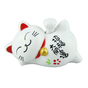 New Funny Cute 4" Length Solar Lucky Smile Cat Super Gift best deal 1pcs