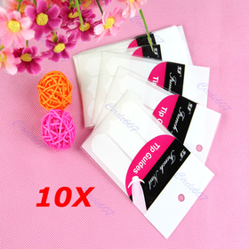 Free Shipping 10X French Manicure Nail Art Tips Form Fringe 3 Style Guides Sticker DIY Stencil