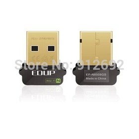 משלוח חינם !EDUP EP- N8508GS USB 150 Mbps הרשת אלחוטית 150 Mini Wifi כרטיס 802.11 n / g / b עבורלפטל Pi 512M דגם B