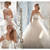 2014 NEW DESIGN forró eladó csipke ruha cipzár gomb hátsó íj öv gyöngyökkel szexi esküvői ruhák esküvői ruhák