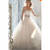 2014 NEW DESIGN hot sale lace dress zipper button back bow belt with beads sexy bridal gown wedding dresses