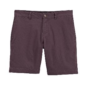 VANCL Terence Solid Cotton Shorts (Men) Dark Red SKU: 196.754
