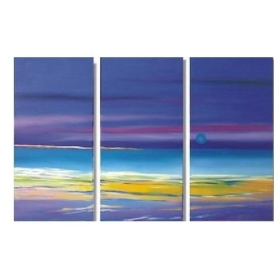 Handmade Modern Abstract Oil Paintings Canvas Art size:16X32=3p  0119