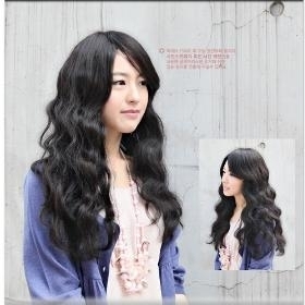Free shipping Wholesale NEW Zone Long Curl Human Made Hair wig/wig.. 