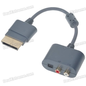 Optical Audio Adapter for Xbox 360 (15cm-Length) SKU:47839