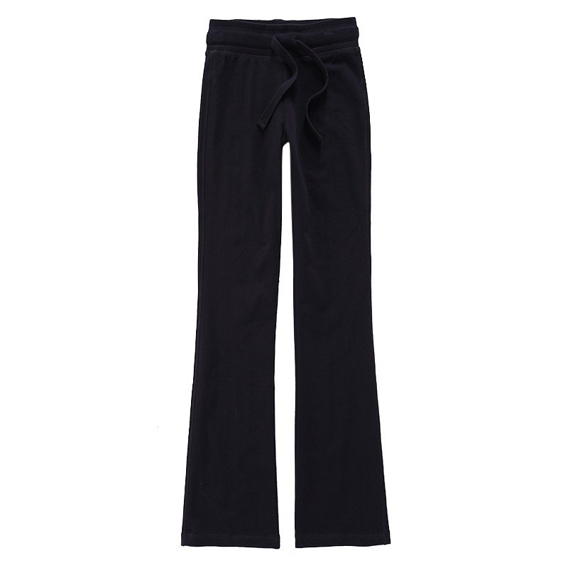 black flare sweatpants