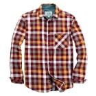 VANCL Shane Plaid Flannel Shirt (Men) Red Checks SKU:193252