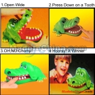 20pcs/lot Crocodile Dentist Green Crocodile Mouth Dentist Bite Game Toy Set Party free shipping 