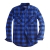 VANCL Garvey Plaid Flannel Shirt (Men) Black/Blue SKU:183642