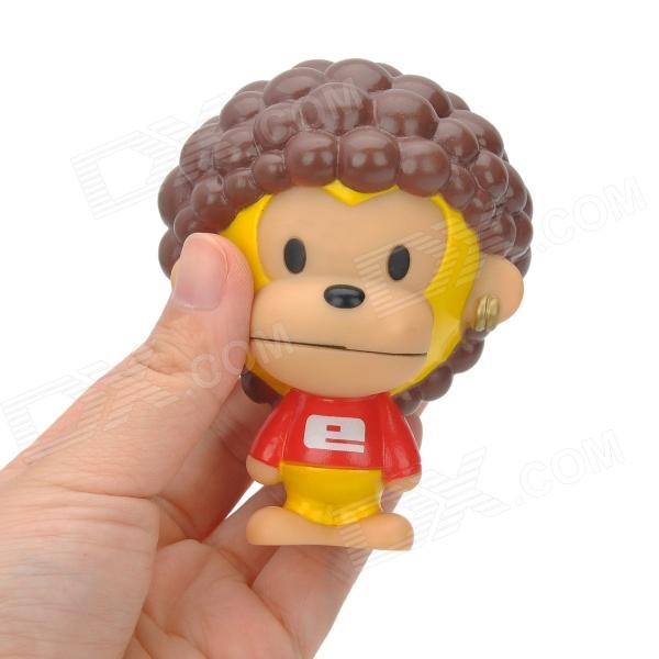 Cute Monkey Plastic Toy Doll w Suction Cup Yellow Wholesale Cute