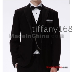New design Men's Wedding suit Groom Wear Bridegroom suits Prom Clothing Groom Tuxedos NO:18