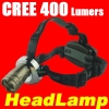 CREE LED 400LM Adjustable Focus Headlamp Flashlight Light 3-Mode Waterproof For Hiking, Camping etc. 