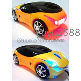 New LED USB 800 dpi Cool Electronic USB Gadgets Kart III Optical Mouse Mini Car Mouse 30pcs/lot. 