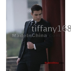 New design Men's Wedding suit Groom Wear Bridegroom suits Prom Clothing Groom Tuxedos NO:26