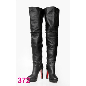 Brand new Free shipping authentic leather Women\'s Thigh-High Boots  black pumps boots