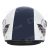 BEON a5 Cool  Dual Face-shield Motorcycle Outdoor Sports Racing Half Helmet - White + Blue SKU:183224