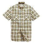 VANCL Daniel Plaid Short Sleeve Shirt (Men) Yellow SKU:199328