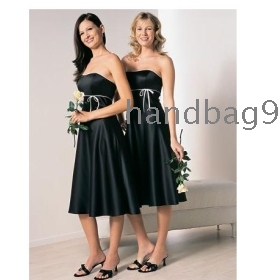 A-line strapless  Cocktail dress/bridesmaid dress/evening dress/ prom dress/dinner jacket/formal dress/party dress/wedding dress T9020 