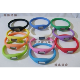 Free Shipping SI Anion negative Ion Wrist Bracelet Watch band Wristwatches Silicone Watches 100pcs/lot