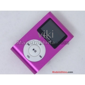 EMS ship 1pcs 2nd Fashion Design OLED clip 4GB MP3 Player With FM Function 5 Color 