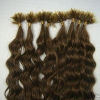  Free shipping 2009  NEW 100s 20'  Curly Human Hair Extension