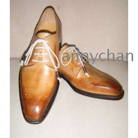 Les chaussures de ville pour hommes chaussures à la main des chaussures oxford en cuir véritable HD- M065