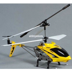 2PCS S107 3CH RC Helicopter,Remote controlled,Metal Fame,Gyroscope System with LED Lights Free Shipping